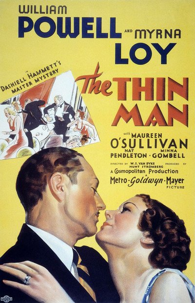 The Thin Man at Coast Cinemas Nov 13 - Mendocino Film Festival Classic Film Series