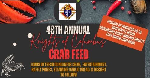 Knights of Columbus 48th Crab Feeds Jan 24 & 25