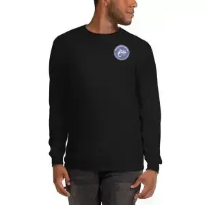 photo of men's long sleeve shirt in Black